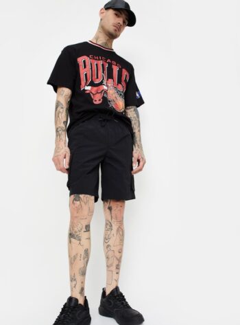 Men Textured Athleisure Cargo Shorts