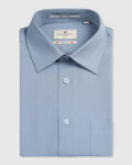 Blue_Non_Iron_Textured_Shirt_Relay-MS014555B1-image1