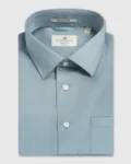 Petrol_Blue_Non_Iron_Solid_Shirt_Sylvia-MS014469B2-image1